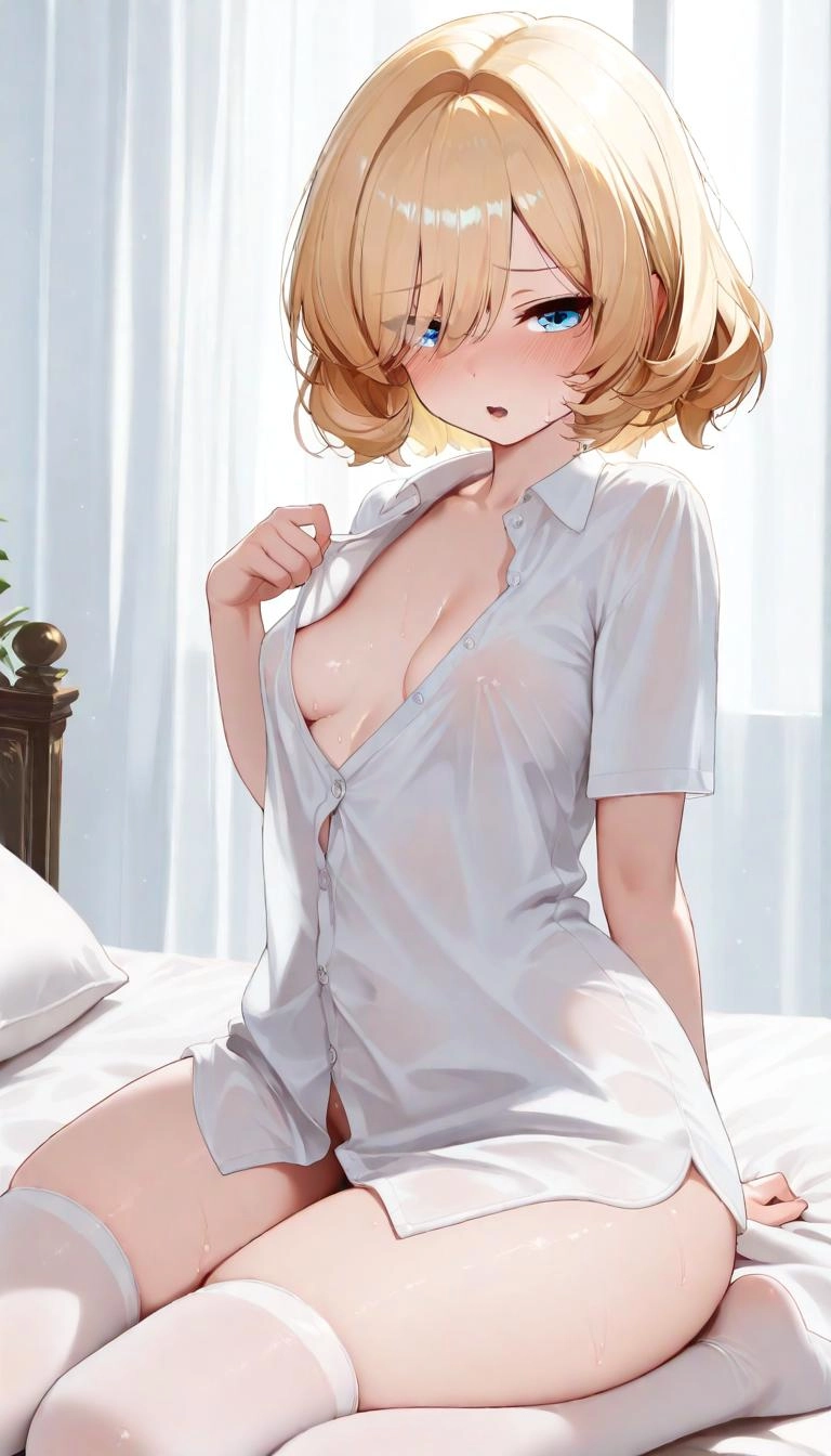 1girl-small-breasts-side-boobs-blond-curvy-hair-intense-blue-eyes-no-shoes-short-0x32mbg