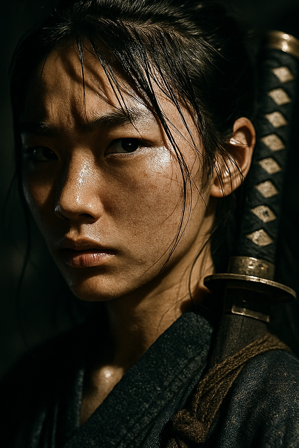 a-hyper-realistic-ultra-detailed-close-up-photo-shot-of-a-samurai-girl-with-a-hi-zwtej3v