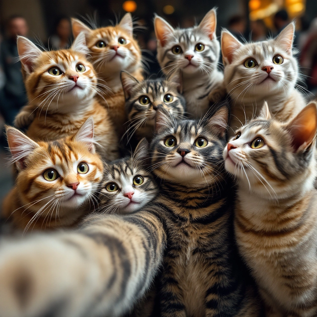 a-group-of-8-hyper-realistic-cats-taking-a-selfie-together-one-of-the-cat-is-hol-ou73ujb
